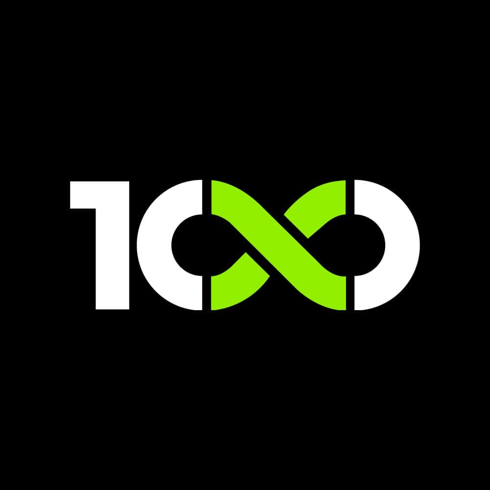 100X