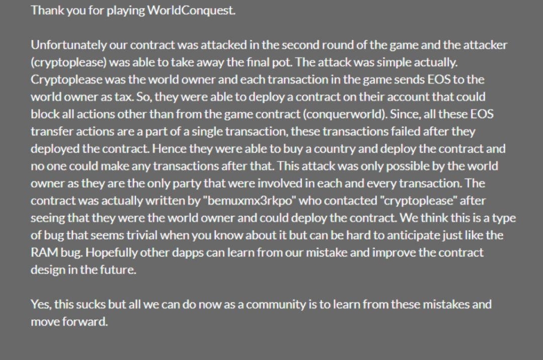 盘点 Fomo3D 狼人杀、EOSBet 、EOSDice 等十八个安全漏洞事件始末