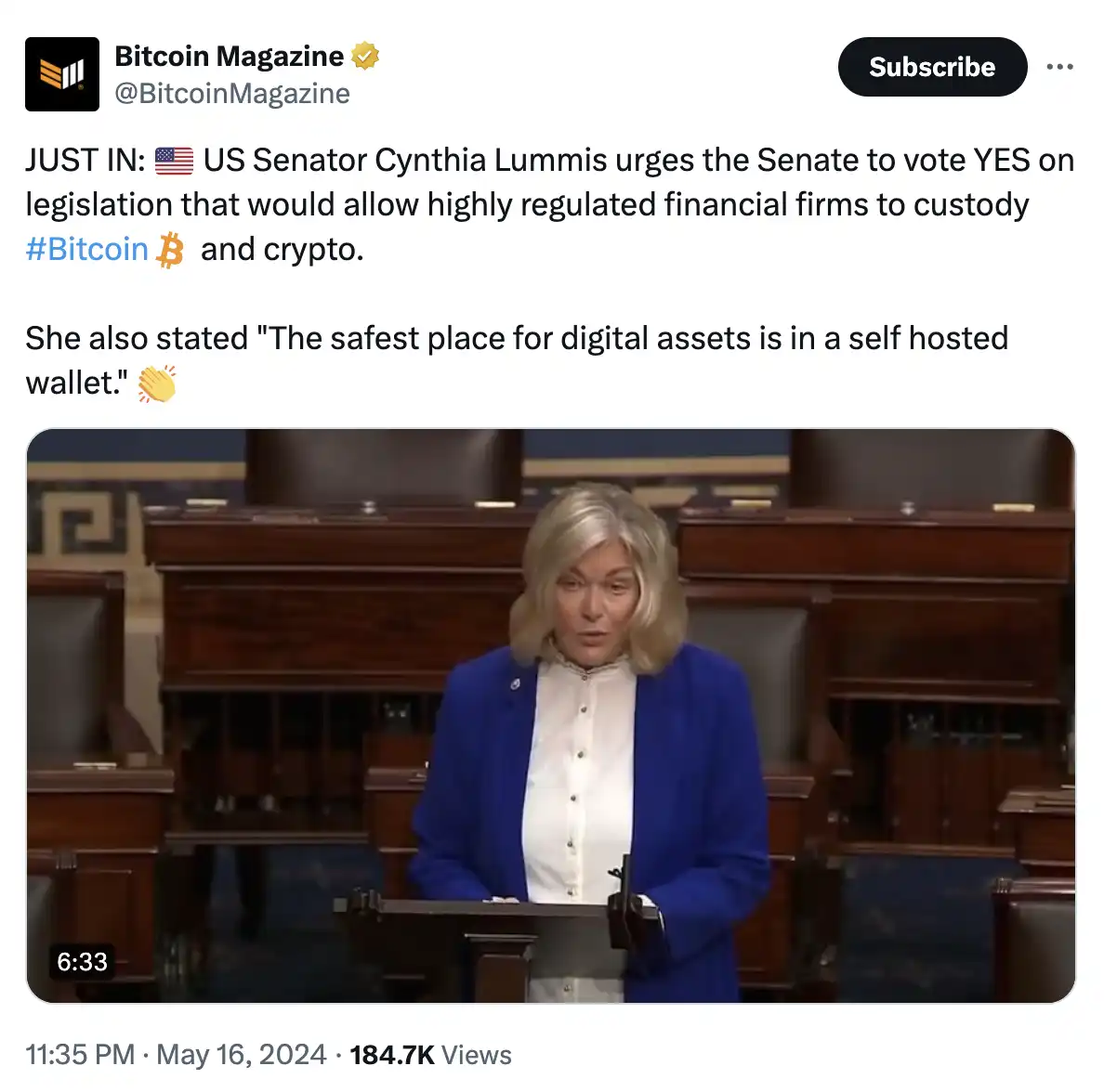 参议院通过法案推翻SEC的SAB 121，加密货币托管限制或迎来转机-非小号