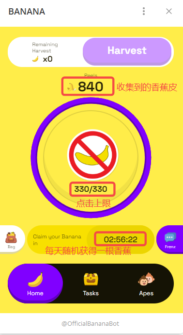 稀有香蕉价值500美元的Banana Game，TG点击游戏的下个新贵？