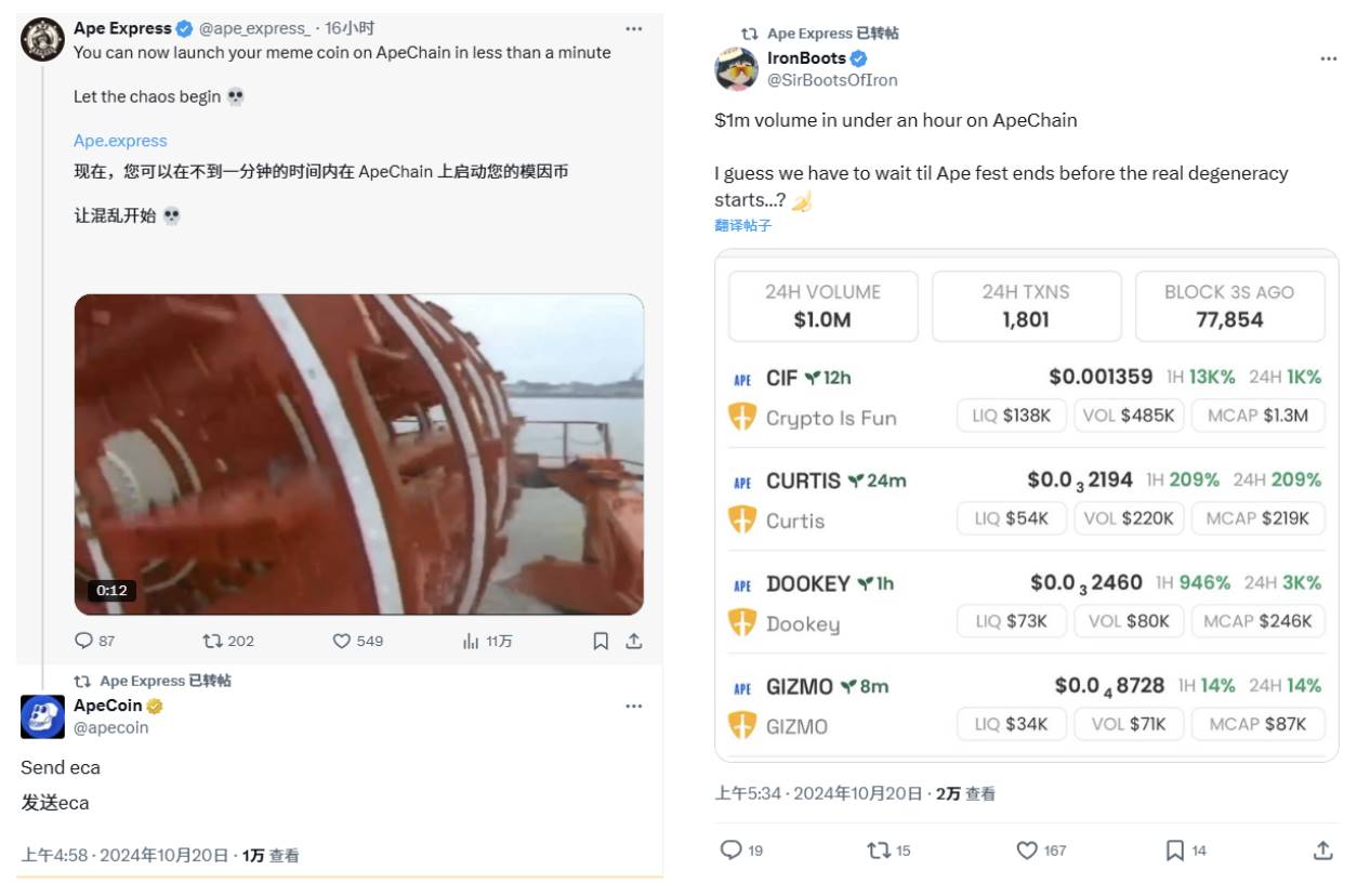 Ape Express指南：热门代币及操作教程一览-非小号