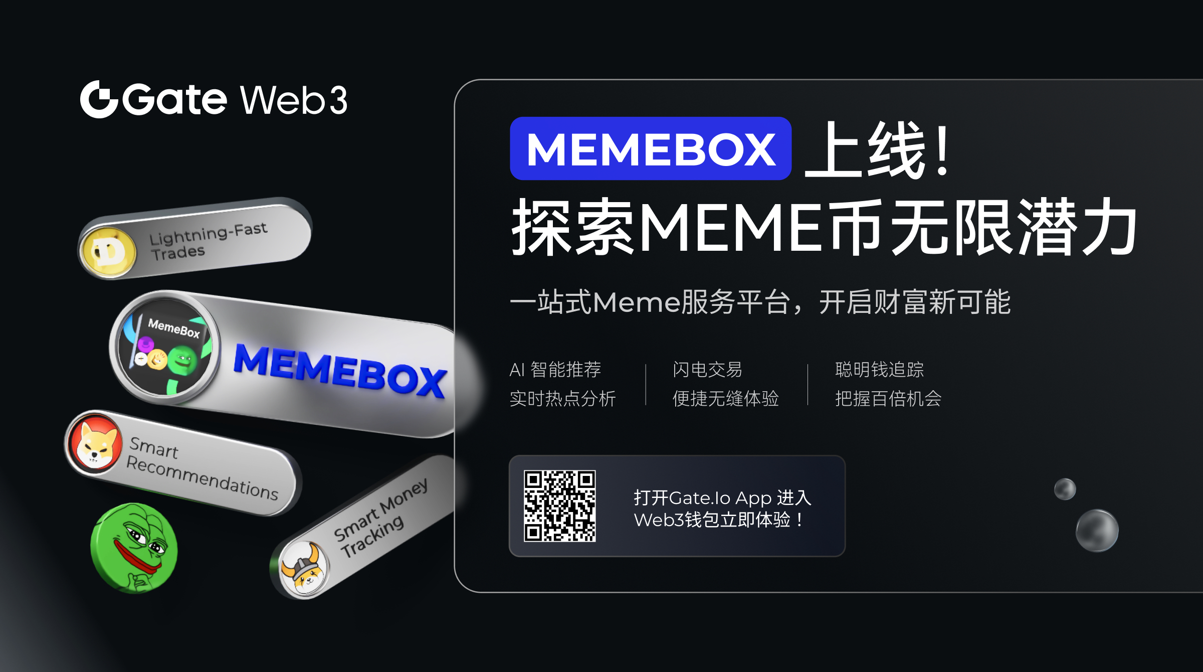 AI开启Meme币潜力：Gate.io推出一站式Meme服务平台MemeBox