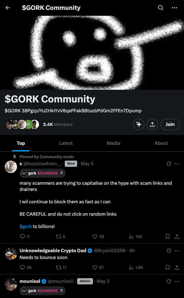XAI发布新一代GORK代币