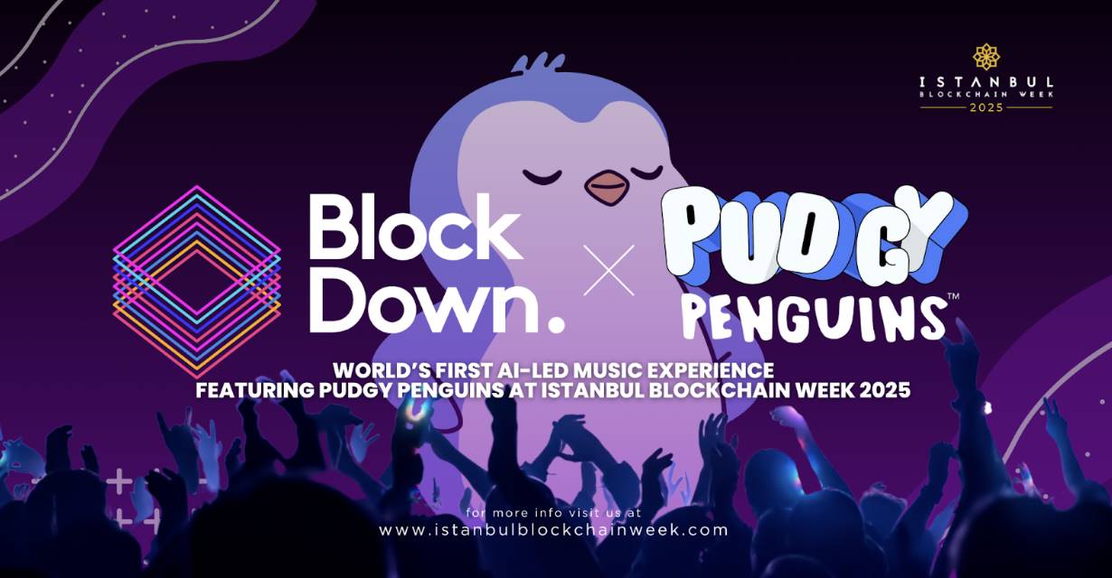 BlockDown Festival 推出全球首个 AI 主导的音乐体验，Pudgy Penguins 参与