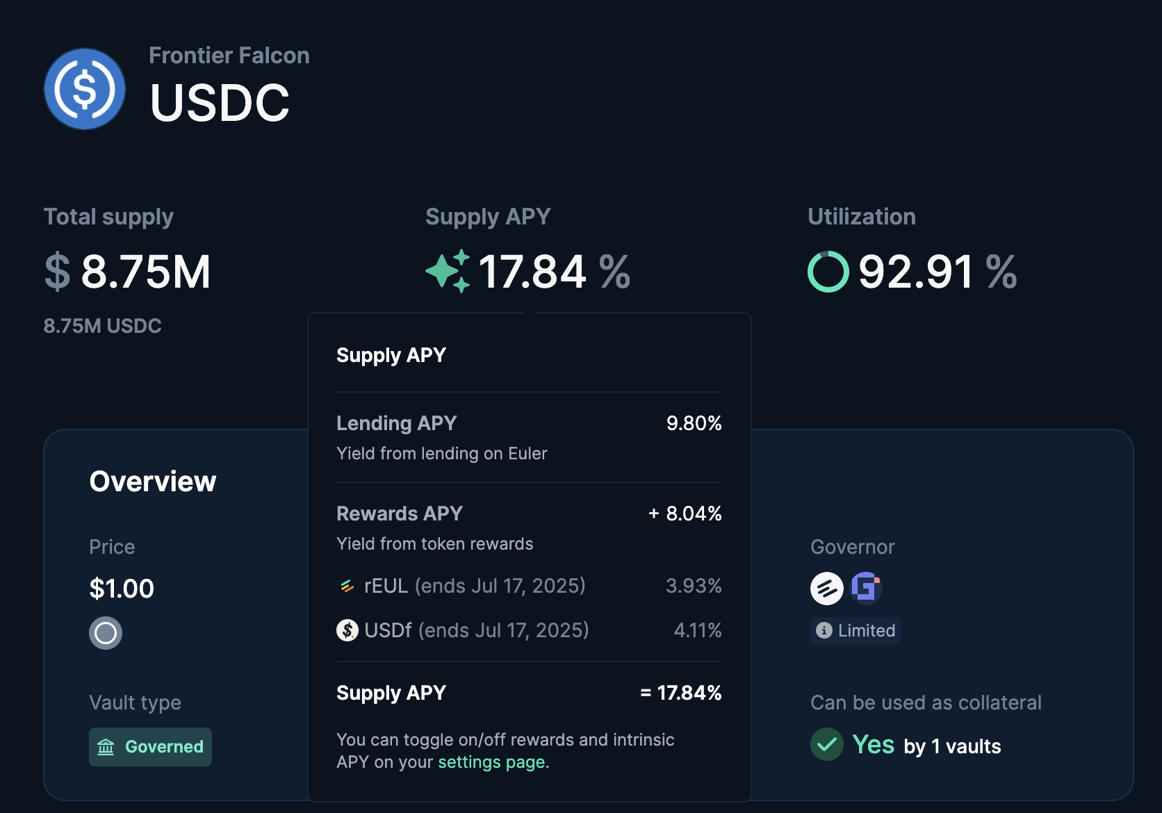 懒人理财攻略｜USDC存款即吃17% 收益；SyrupUSDC限额激励池别错过（6月24日）