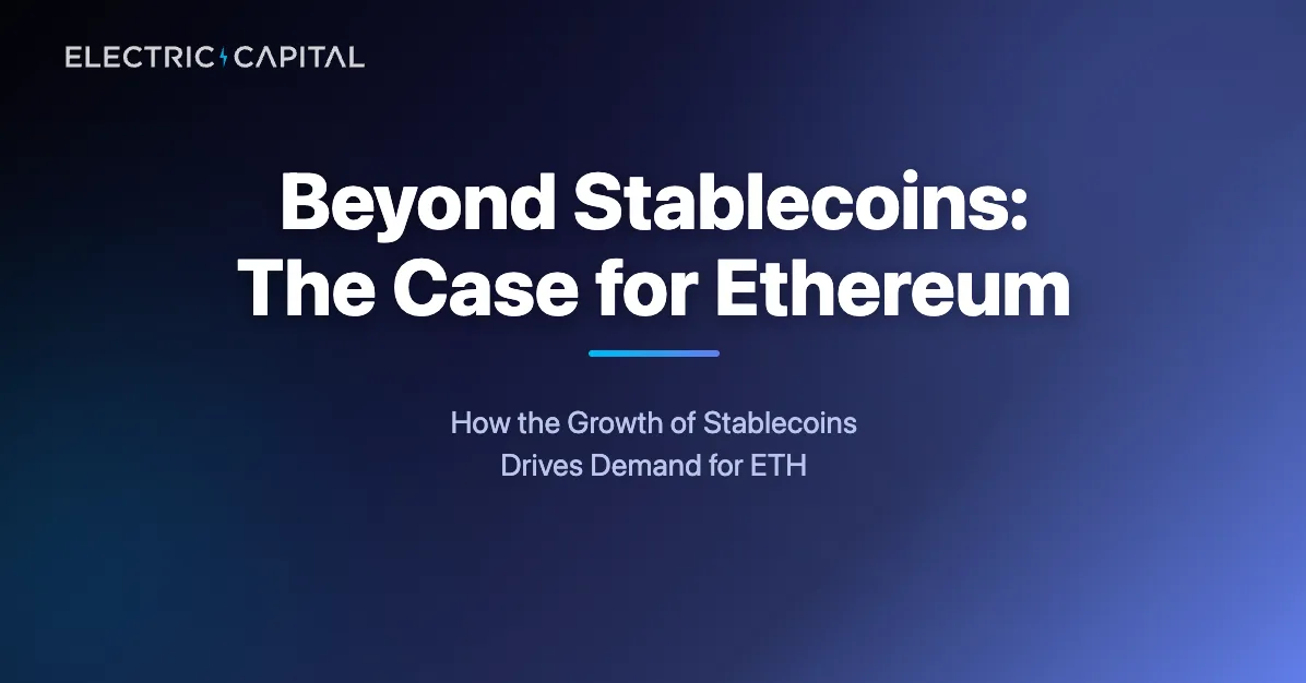 观点：持有 ETH，是从稳定币浪潮中受益的最佳方式