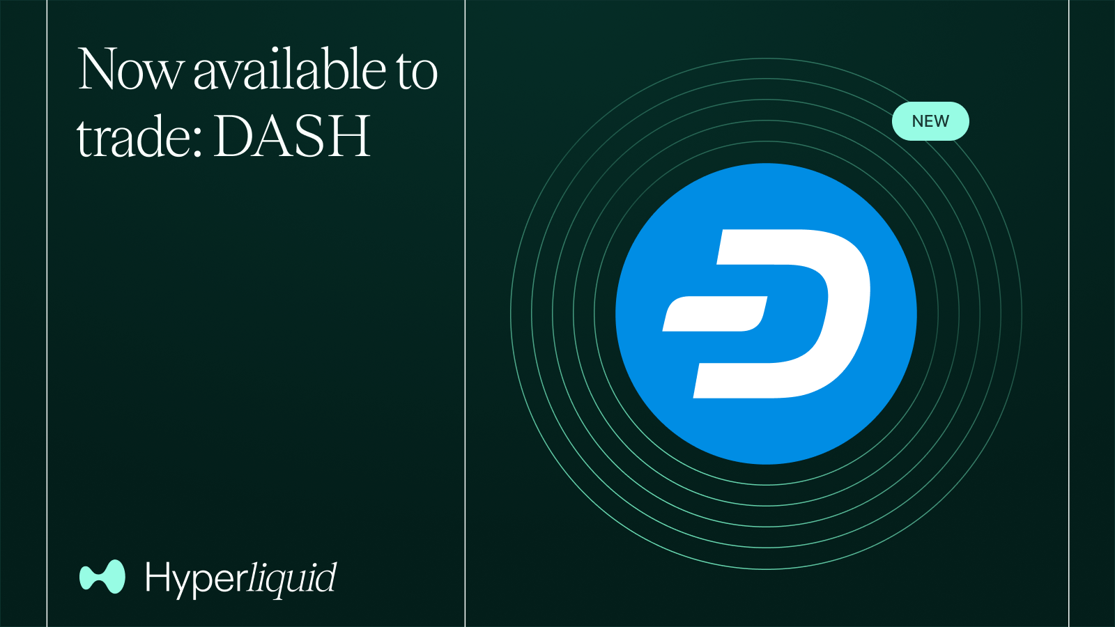 New listing: DASH-USDC perps-非小号